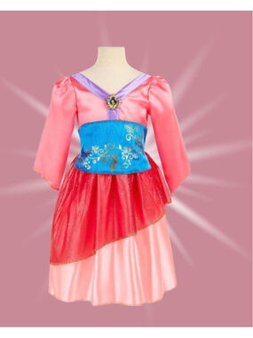 Mulan Disney Princess Dress Size 4-6X